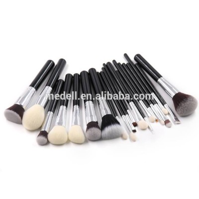 Private Logo Profession 20pcs Makeup brushes Black Handle Eye Shadow Foundation Brush Cosmetic Makeup Brush Set