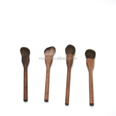 China Manufacturer Wholesale Popular Brown Color Makeup Brush Set Private Label