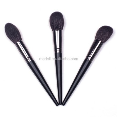 Bamboo Handle Goat Hair Makeup Brush Private Label Powder Brush Blush Brush