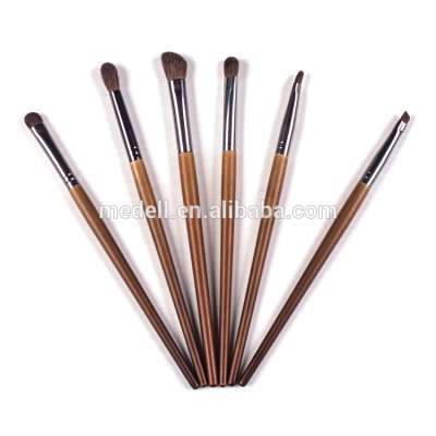 brown handle eyeshadow eyeblending brush set