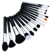 15 PCS Brush Soft Bristles for Powder Contour Blush Concealer Eye Shadow Eye Contour Brow Makeup Brush Set