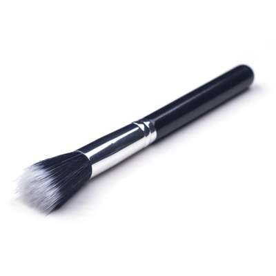 wholesale private label foundation brush black handle single makeup brush foundation